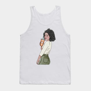 Coffee girl (3) Tank Top